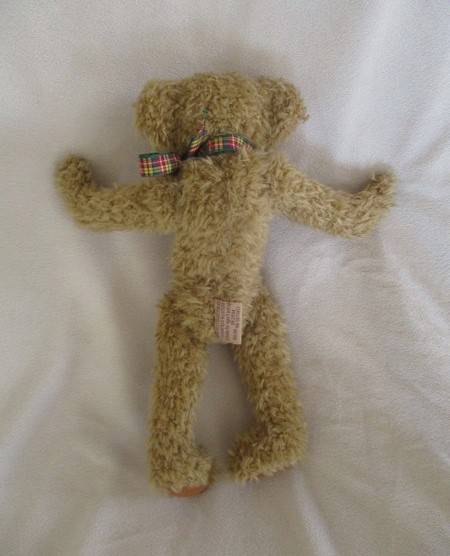 Collectable "Heartfelt Collectibles" Teddy Bear with purposeful "antique bear" look