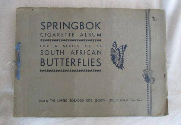 Vintage Bokomo and Springbok cards - two collectable albums on S.A. Butterflies and Moths - complete