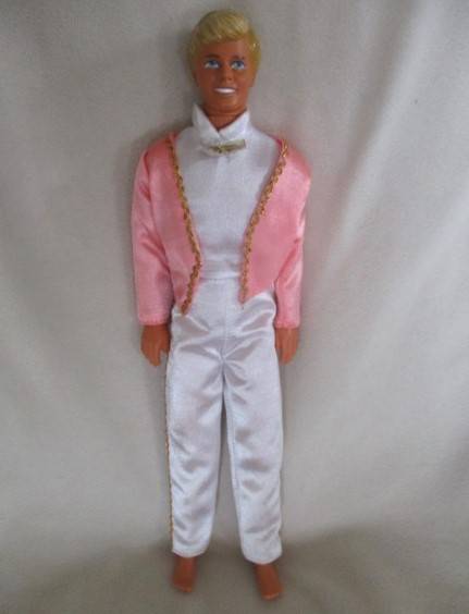 Barbie's boyfriend -  vintage 1980's Mattel Ken doll with knees that bend and "Pat pend" marking