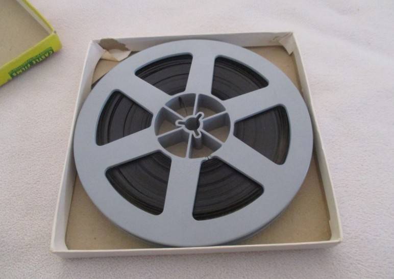 Two vintage Cartoon 8mm film reels in original boxes - Bugs Bunny and Woody Woodpecker