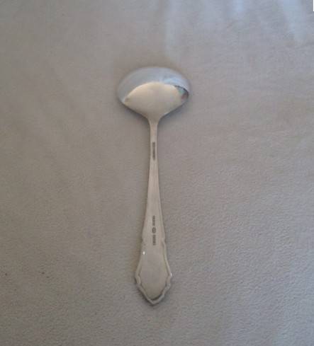 Vintage Priestley & Moore, Sheffield Fine Silverplate Fruit Spoons & Server still in box