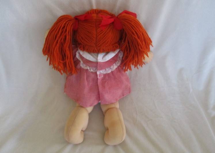 One of the first ones - vintage 1983 Cabbage Patch doll with signature and original CPK top