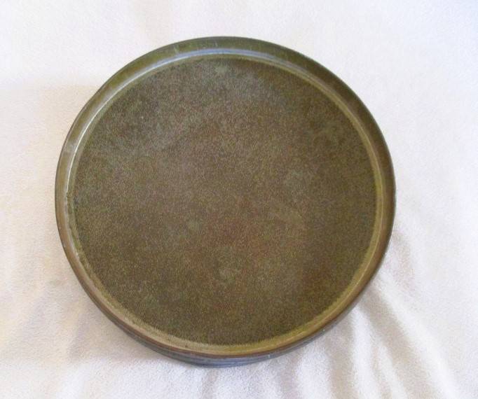 A very old antique gold panning sieve made in England