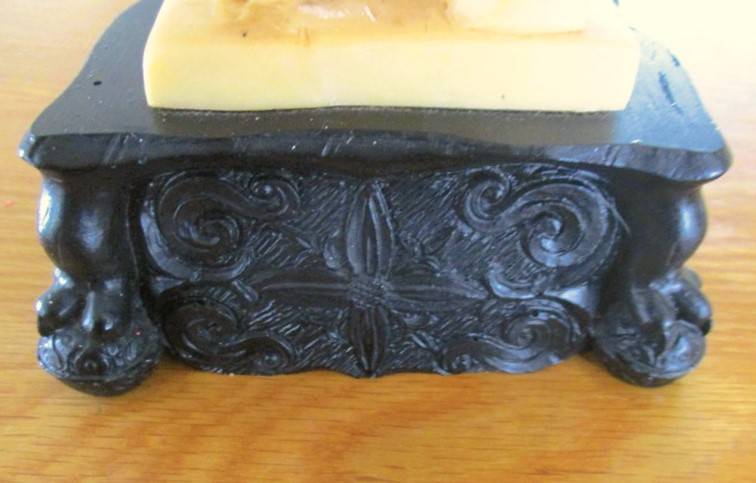 Rare!! Large vintage carved poly resin Chinese statue of Tang horse