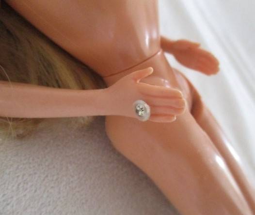 Vintage 1970's/80's Mattel Barbie doll made in the Philippines with original ring