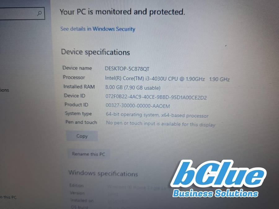 Lenovo G50 Laptop Core i3