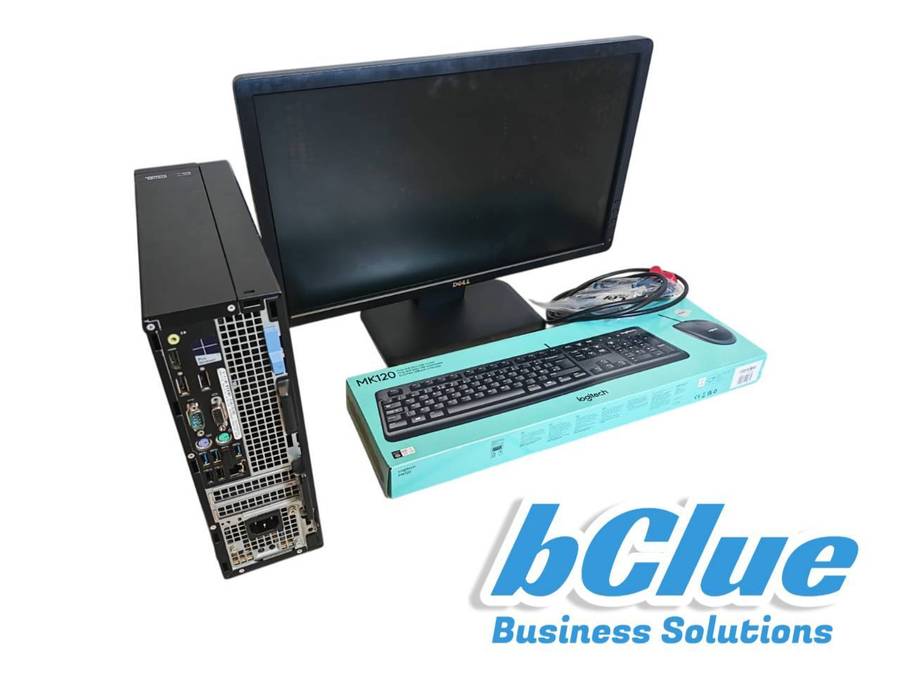 Dell OptiPlex 5040 Intel i5, 6th Gen SFF Desktop PC (22" Screen / 240GB SSD / 500GB HDD / 8GB RAM)