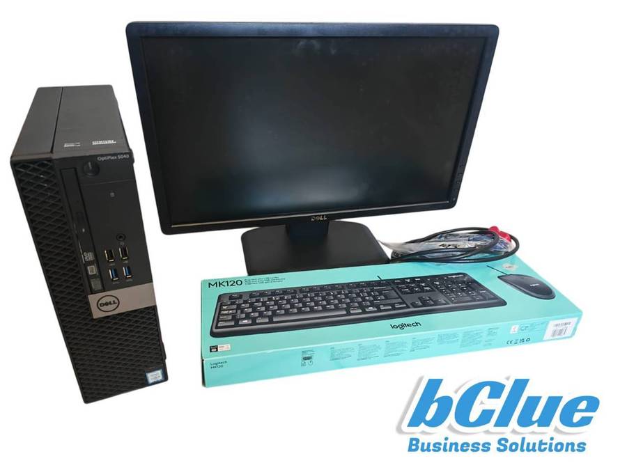Dell OptiPlex 5040 Intel i5, 6th Gen SFF Desktop PC (22" Screen / 240GB SSD / 500GB HDD / 8GB RAM)