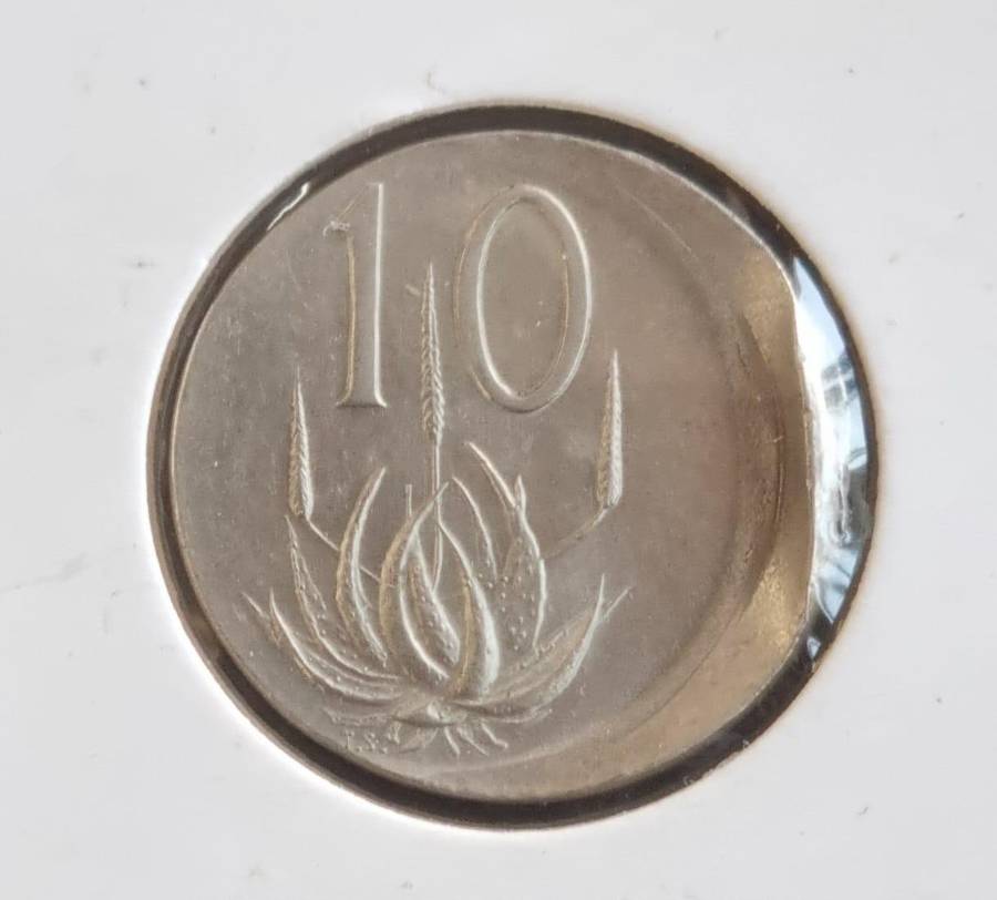 RSA 10 cent nickel error coin
