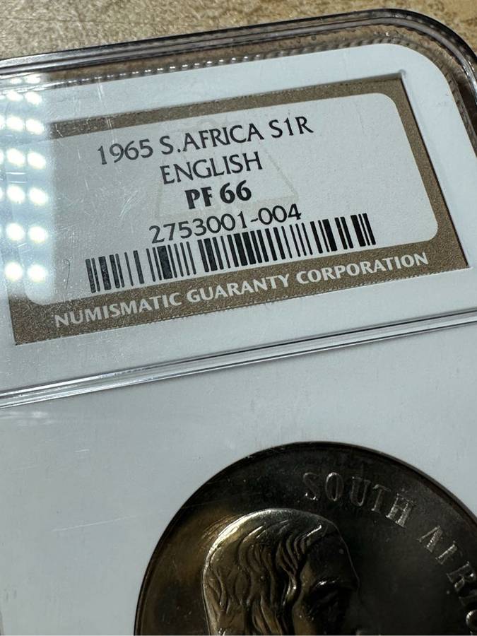 1965 English R1- graded by NGC