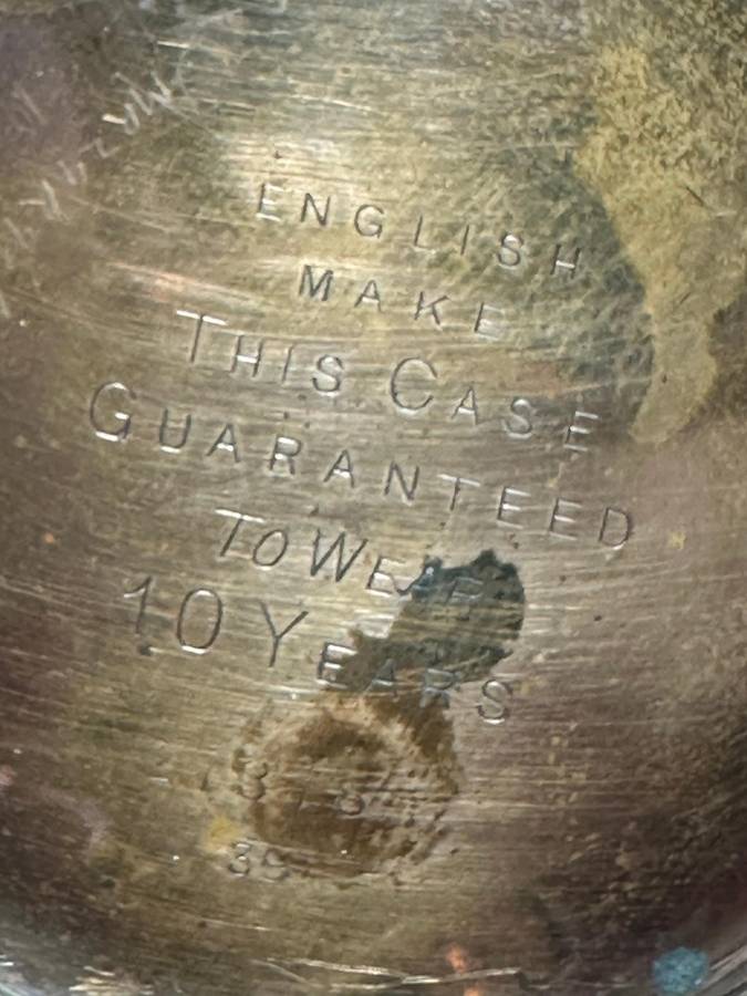 Elgin Gold Plated Pocket Watch & Chain