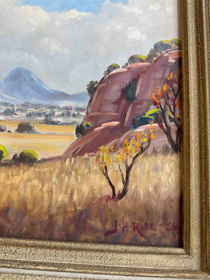 A stunning JH Rabe oil painting