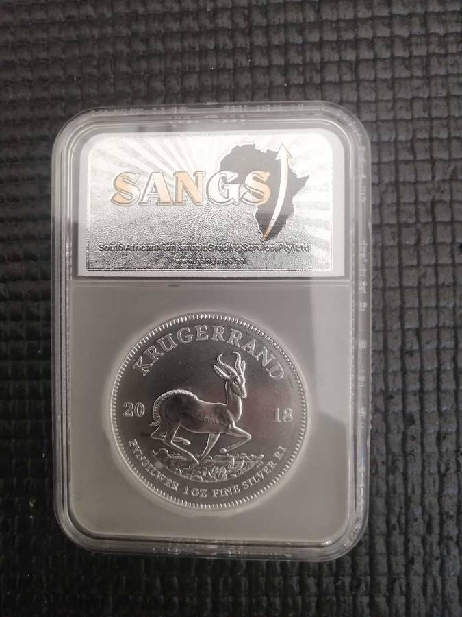2018 1OZ Silver Krugerrand MS 69