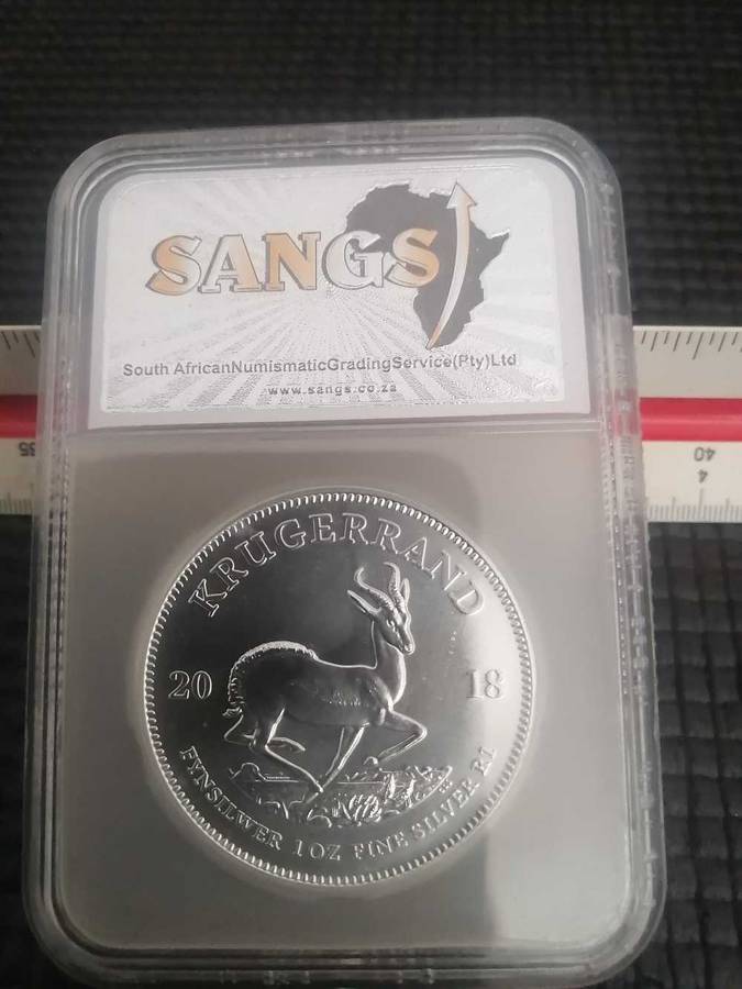 2018 1OZ Silwer Krugerrand MS68