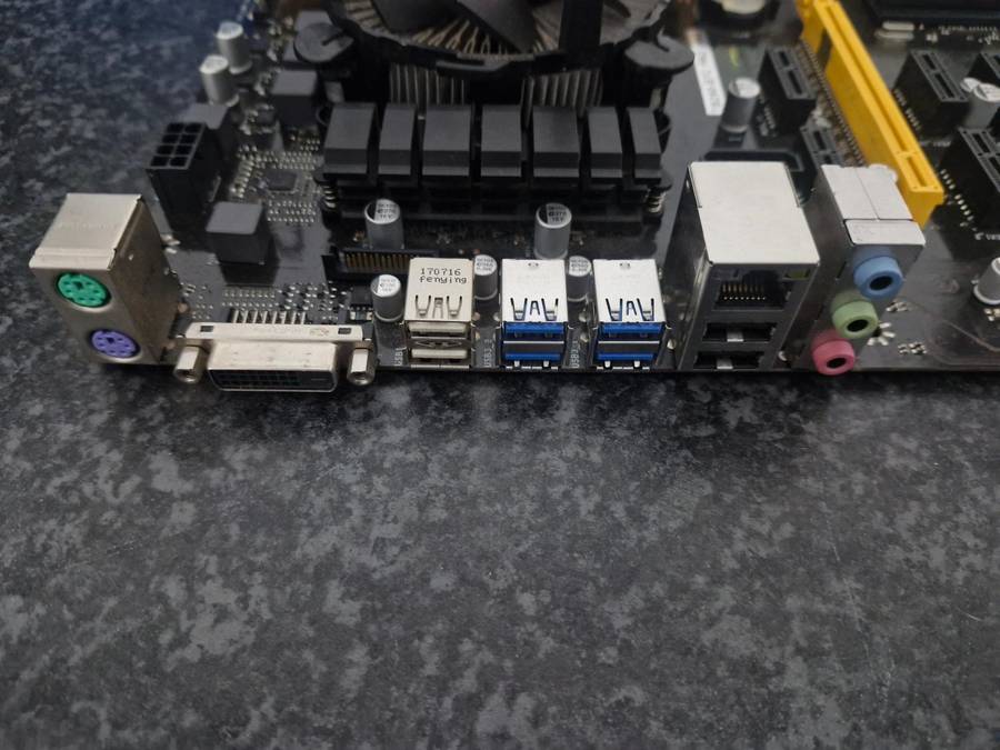 Biostar TB250 Motherboard, I3 6100 and 8GB Ram combo