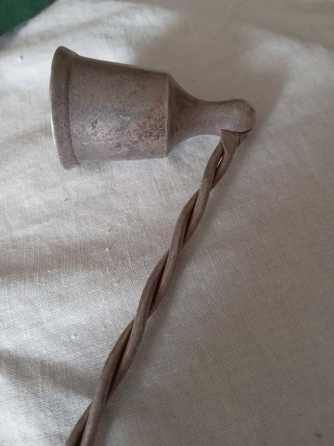 Antique Silver Plated Candle snuffer