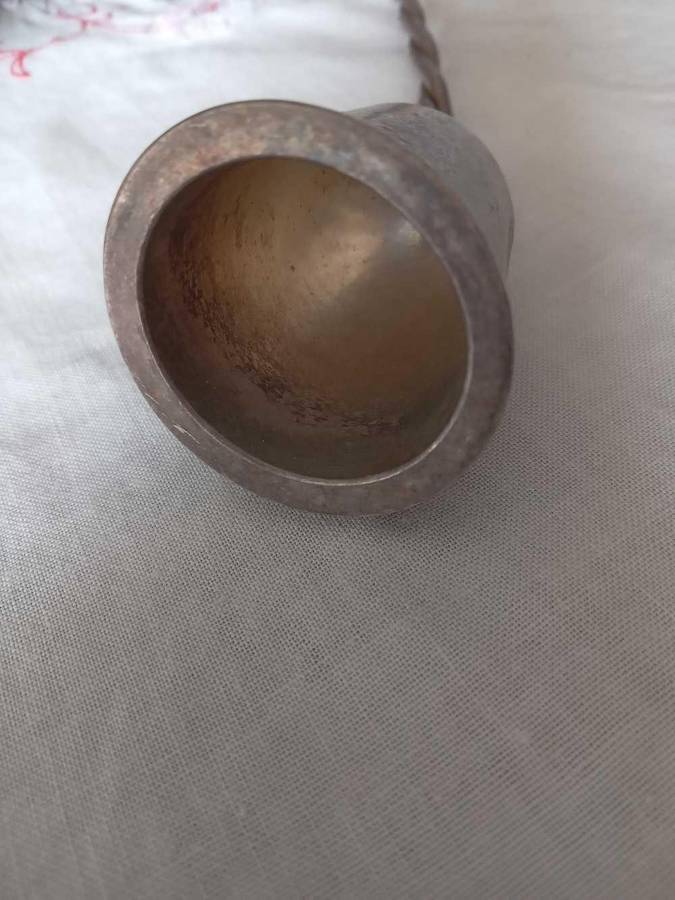 Antique Silver Plated Candle snuffer