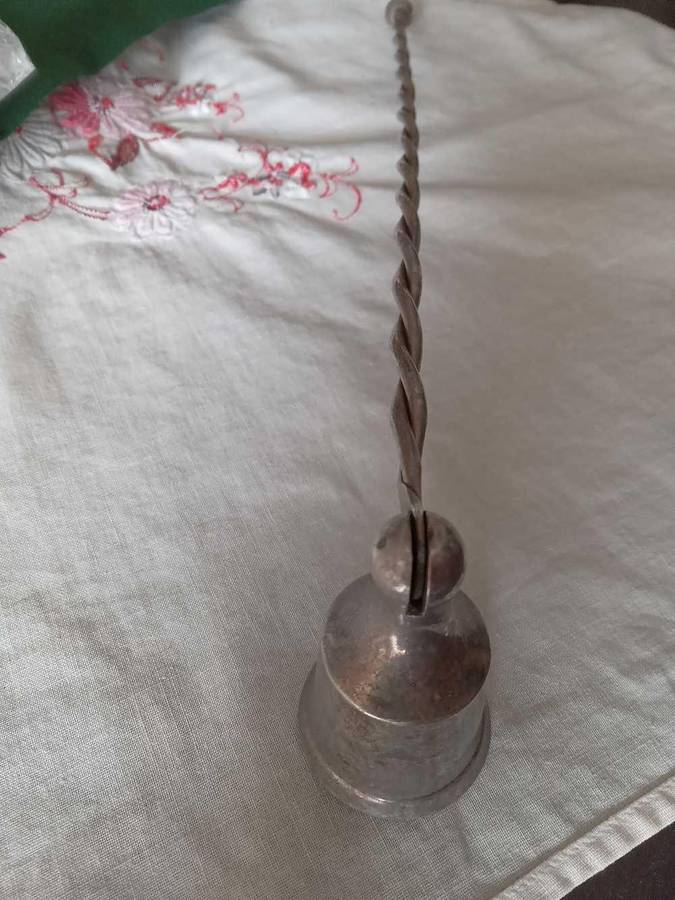 Antique Silver Plated Candle snuffer