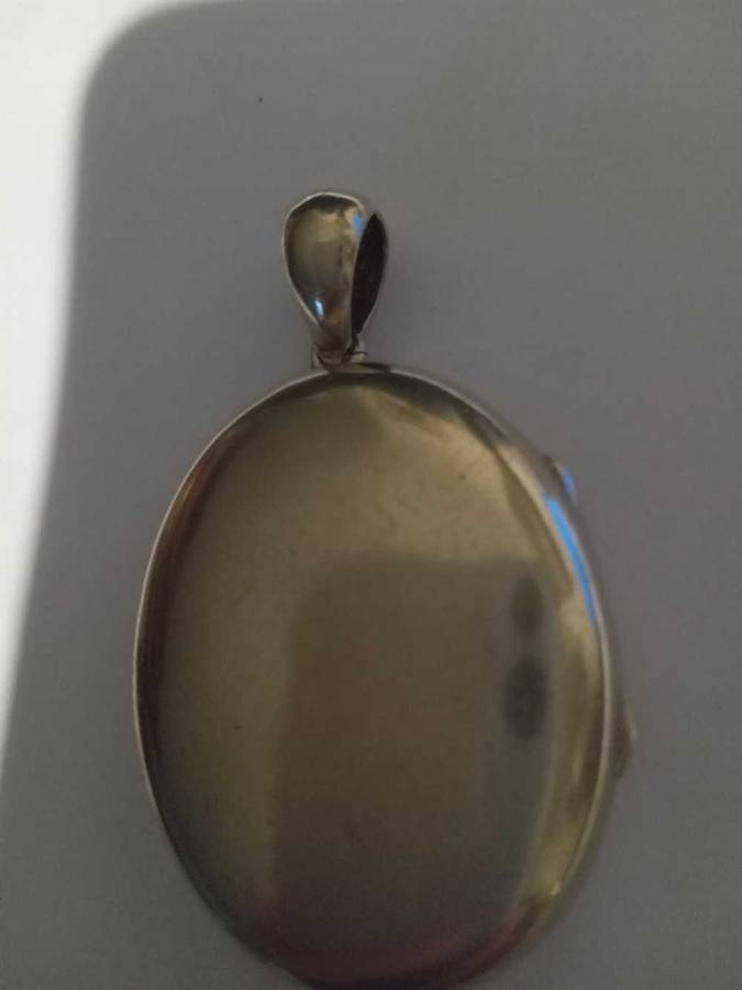Antique Gold Over Silver Locket
