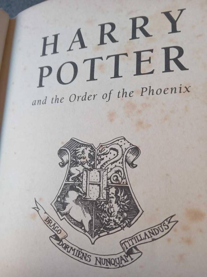 Rare Harry Potter And The Order Of The Phoenix - (First Edition)
