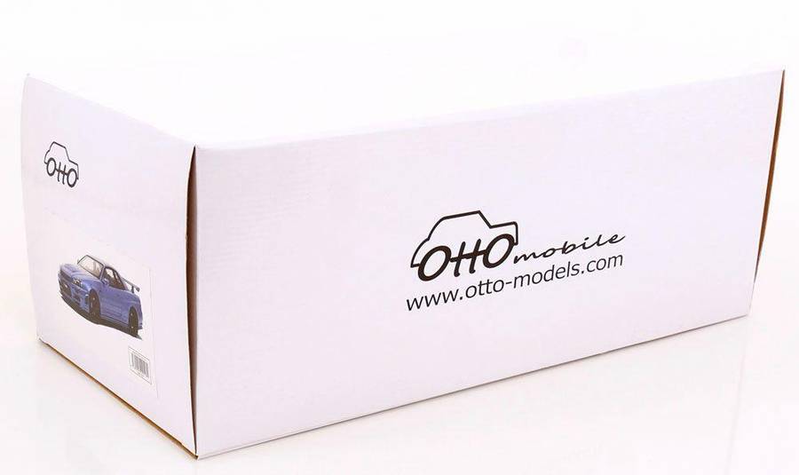 1:12 Nissan GT-R R34 Z-Tune Bayside blue metallic 2005 by OTTO mobile