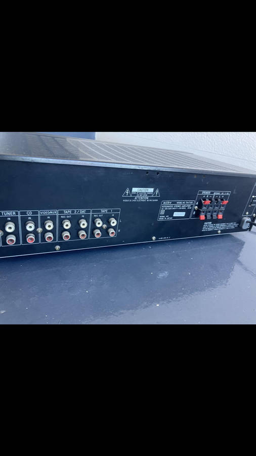 Sony integrated stereo amplifier TA F100