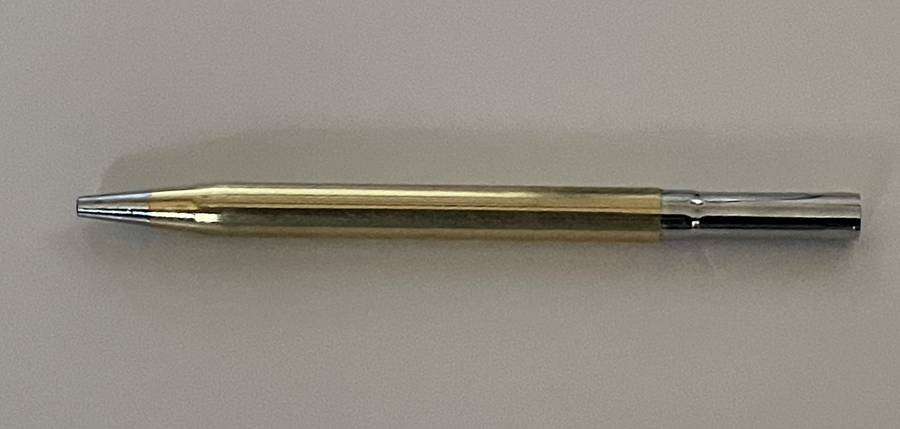 VINTAGE CROSS 1/20 12KT GOLD PLATED ROLLER BALL POINT PEN MADE IN USA