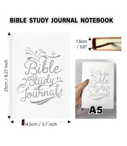 Bible Study Journal - White