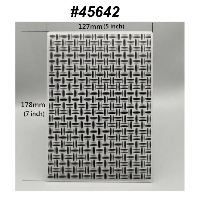 Embossing Folder - Basket Weave