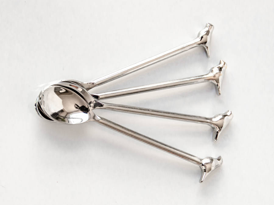 Stainless Steel Teaspoons - Bird - Koka Living