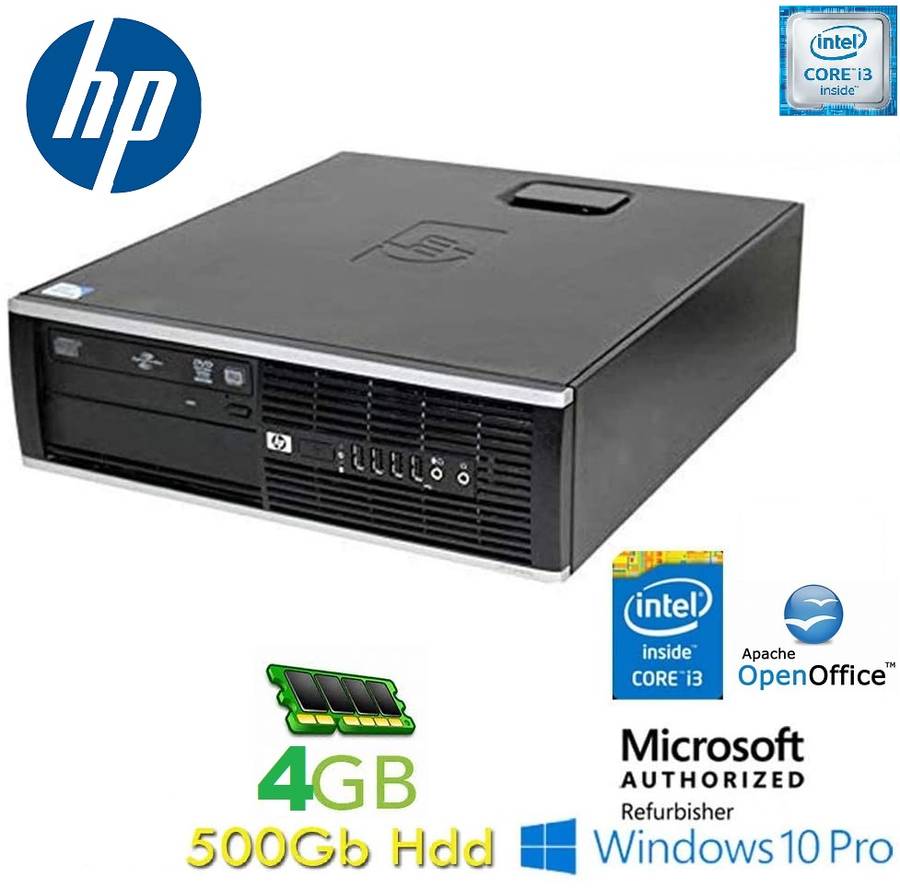 HP COMPUTER Compaq 6300 Pro SFF Core i3- 4Gb Ram 500Gb Windows 10 Professional