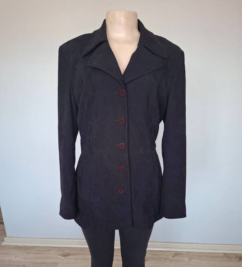 Ladies velvet feel coat