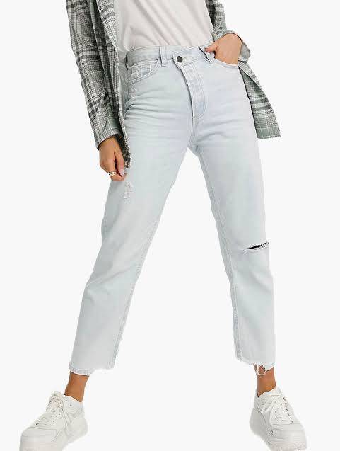 Blue straightleg denim Jeans