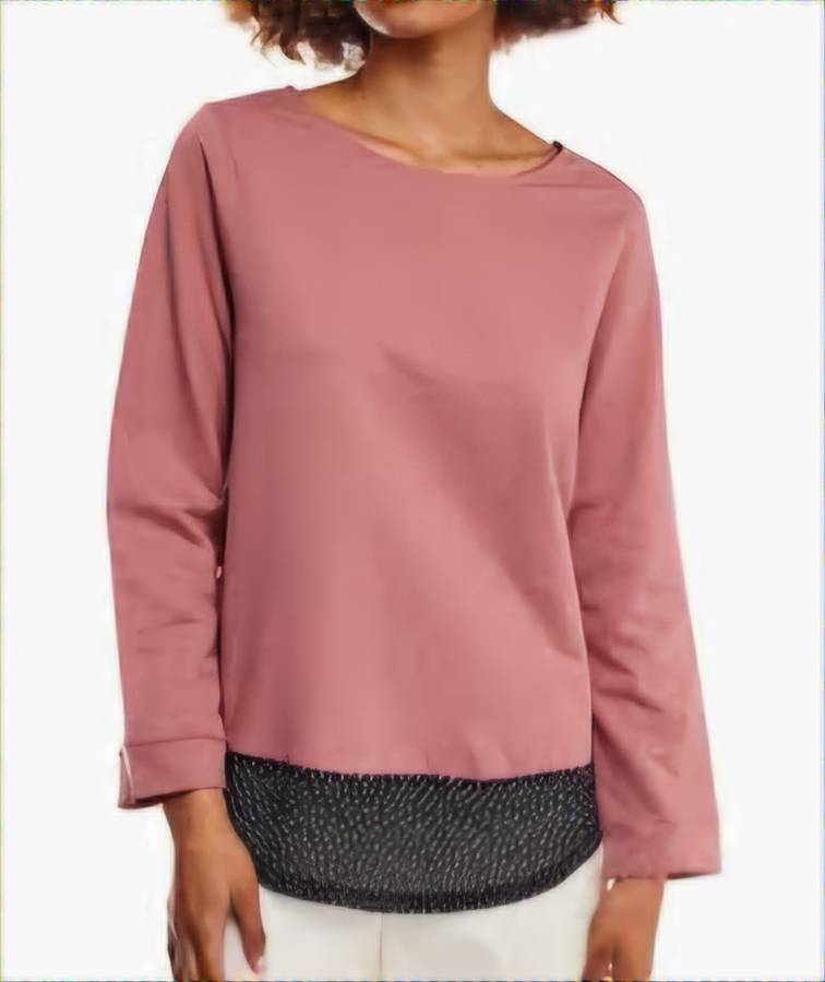 Purple Long Sleeve Top