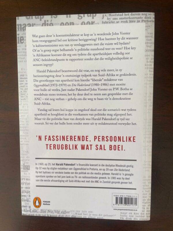 STROOMOP, Herinneringe van n koerantman in die apartheidsera  Harald Pakendorf