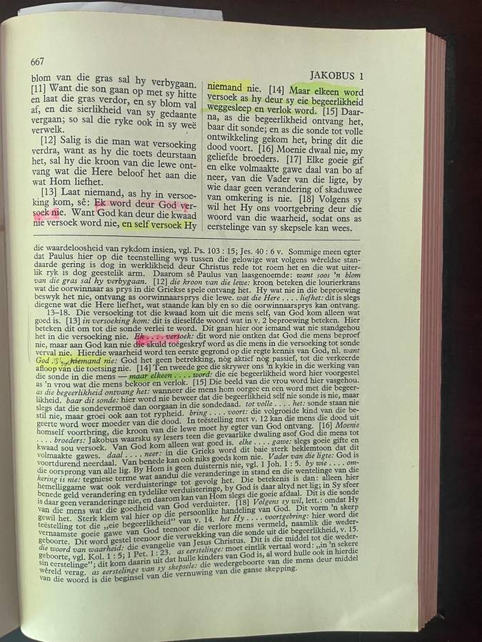 BYBEL MET VERKLARENDE AANTEKENINGE  3 VOLUMES