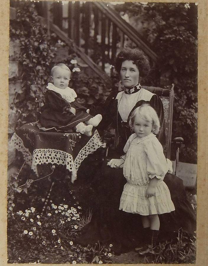 UNDER R100 - Vintage / Antique photograph - Mother with her daughters