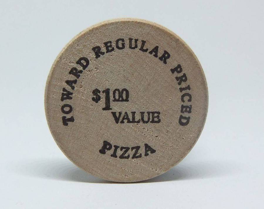 American wooden nickel token -