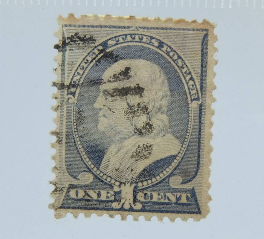 UNDER R100 -Antique / Vintage postage stamp - 1 Cent U.S.Postage