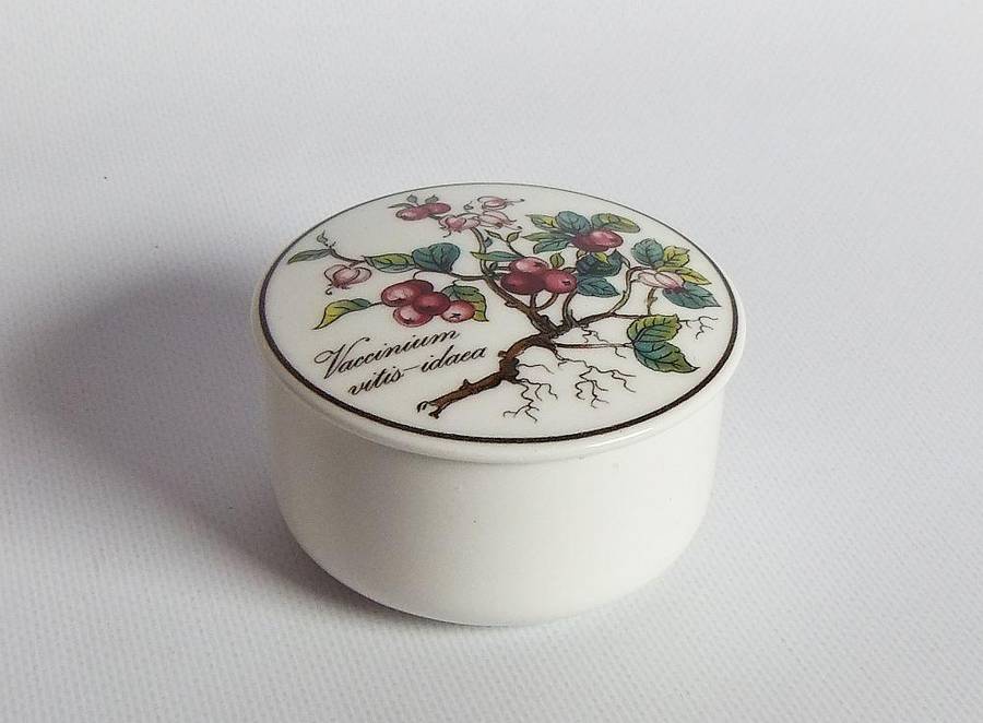 A vintage porcelain trinket box by Villeroy & Boch , Luxembourg