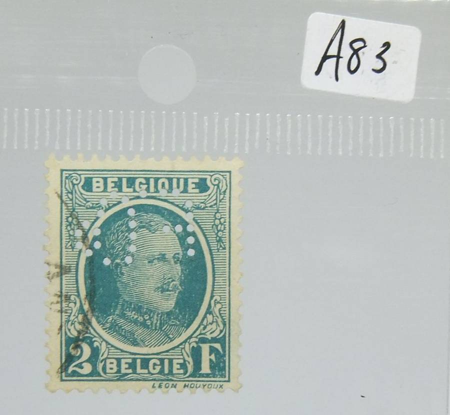 UNDER R100 -Antique / Vintage postage stamp - Belgium 2 Francs