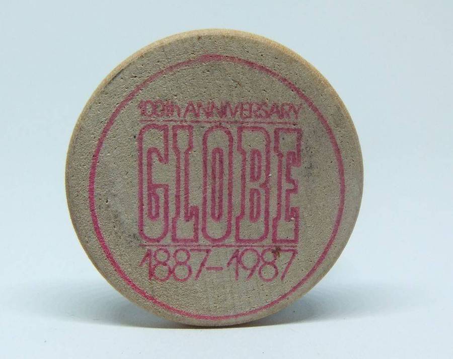 American wooden nickel token -