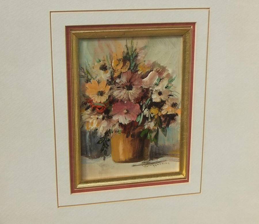 Two original professionally framed oil on board paintings by well known SA artist Jan Dingemans