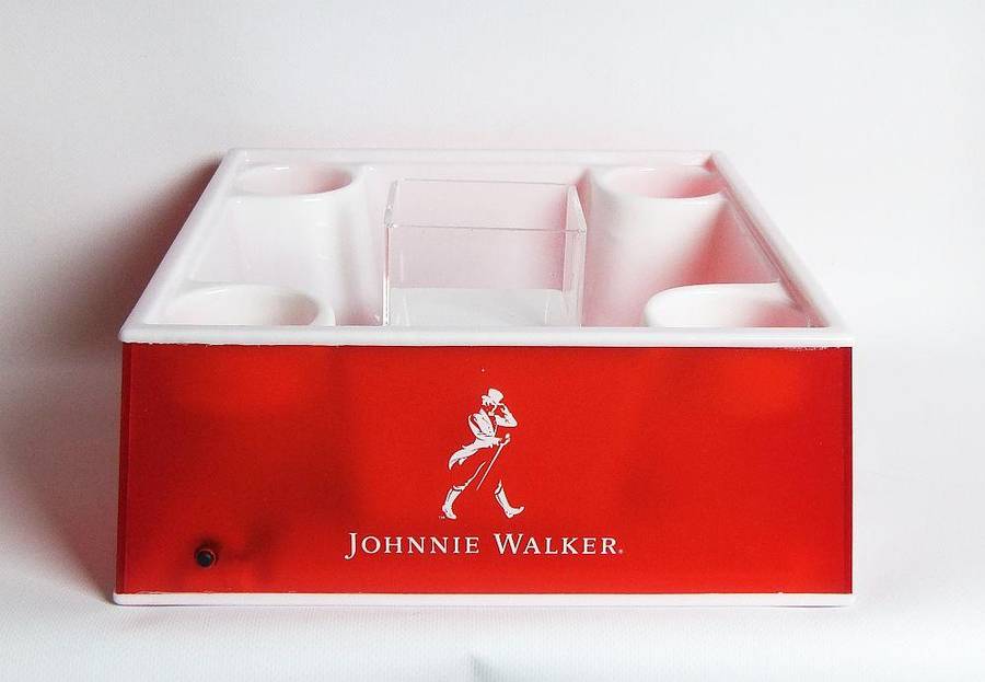 A Johnny Walker advertising serving tray for your mancave