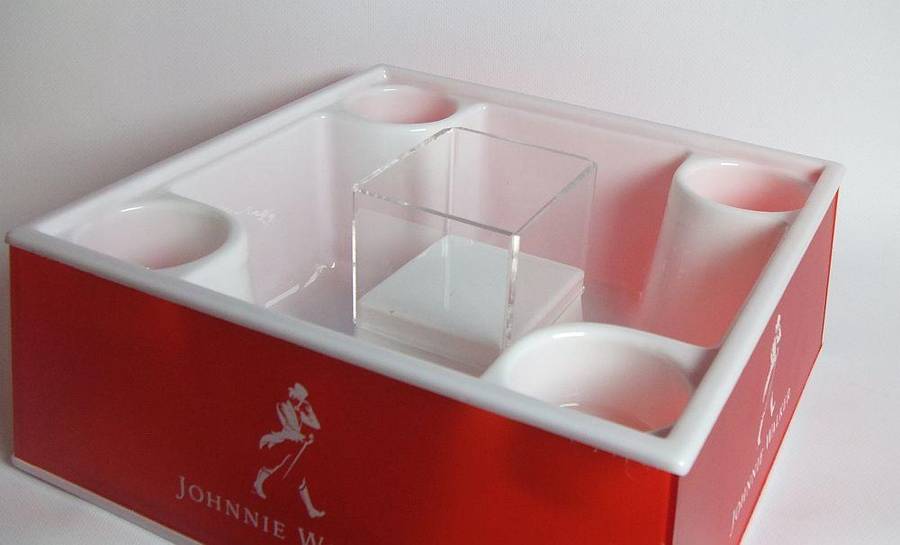A Johnny Walker advertising serving tray for your mancave