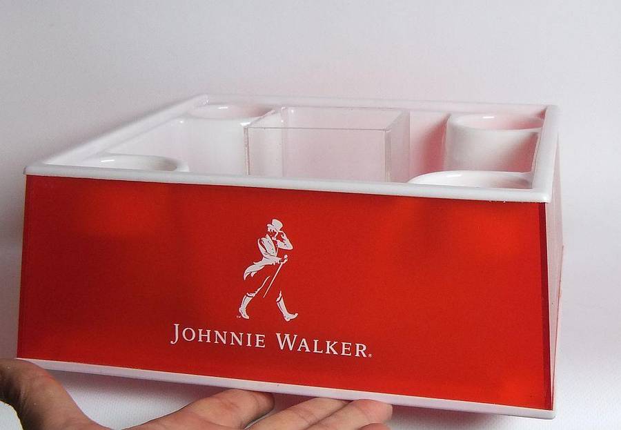A Johnny Walker advertising serving tray for your mancave