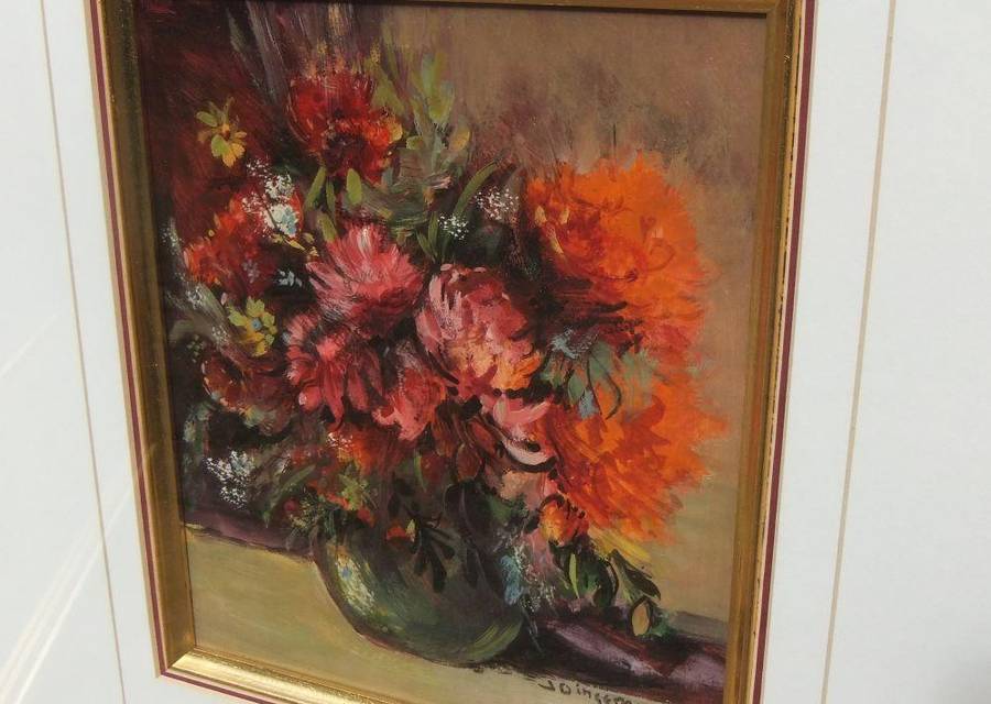 Two original professionally framed oil on board paintings by well known SA artist Jan Dingemans
