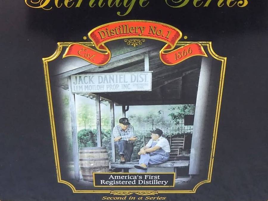 A limited edition Jack Daniels tin canister