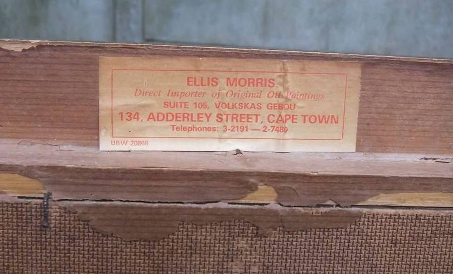 A beautiful vintage original oil on board painting of a young girl in an exquisite old frame