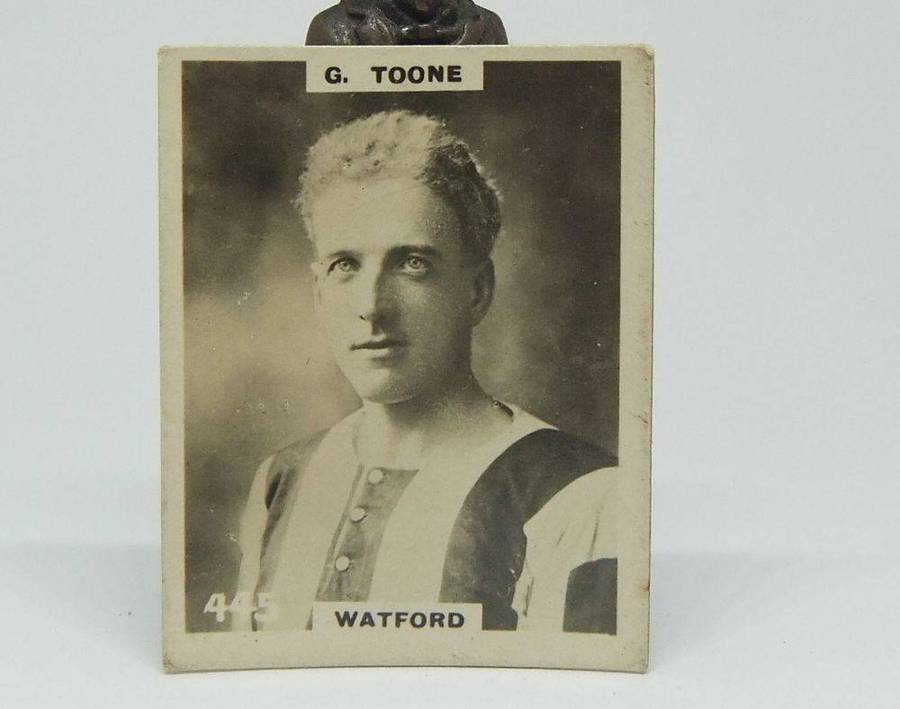 UNDER R100 - 1920`s Sports card - Football - G. Toone - Watford F.C